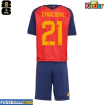 Spanien Mikel Oyarzabal #21 Heimtrikotsatz Kinder WM 2026 Kurzarm (+ Kurze Hosen)